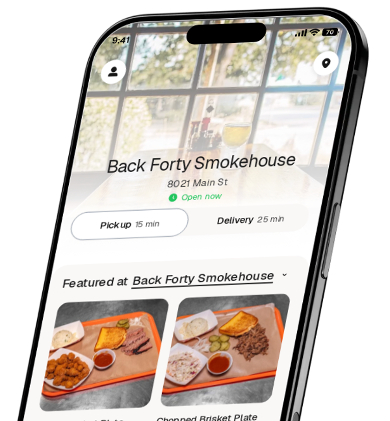 Back Forty Smokehouse app preview